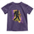 Funny Bigfoot Mardi Gras Louisiana Map Jazz Music Toddler T Shirt TS11 Purple Print Your Wear