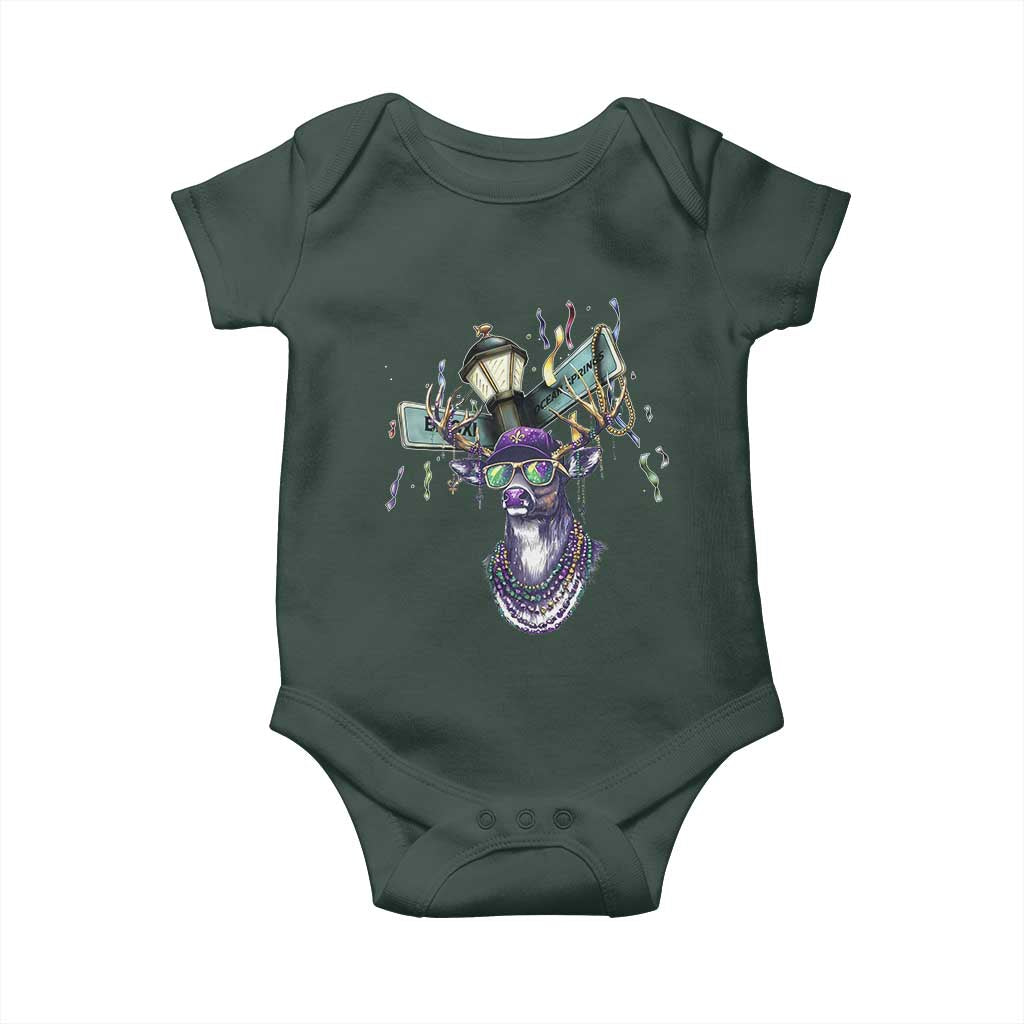 Funny Mardi Gras Mississippi Deer Baby Onesie Biloxi Ocean Springs Carnival TS11 Print Your Wear