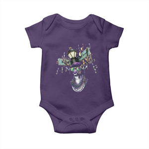 Funny Mardi Gras Mississippi Deer Baby Onesie Biloxi Ocean Springs Carnival TS11 Purple Print Your Wear