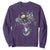 Funny Mardi Gras Mississippi Deer Sweatshirt Biloxi Ocean Springs Carnival TS11 Purple Print Your Wear