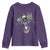 Funny Mardi Gras Mississippi Deer Youth Sweatshirt Biloxi Ocean Springs Carnival TS11 Purple Print Your Wear