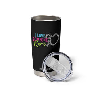Rare Disease Awareness Tumbler Cup I Love Someone Rare Zebra Ribbon TS11 Print Your Wear