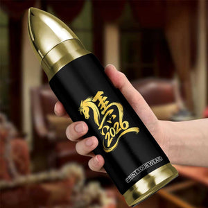 Chinese New Year 2026 Bullet Tumbler Year of The Horse Gold Calligraphy Art TS11 Print Your Wear