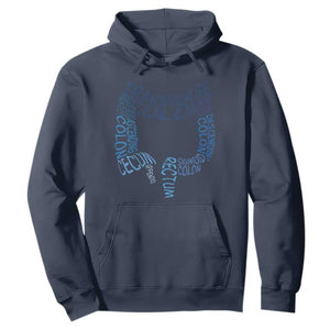 Funny GI Endoscopy Nurse Hoodie Vintage Retro Colon Anatomy Colonoscopy TS11 Navy Print Your Wear
