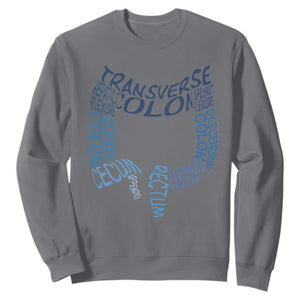 Funny GI Endoscopy Nurse Sweatshirt Vintage Retro Colon Anatomy Colonoscopy TS11 Charcoal Print Your Wear