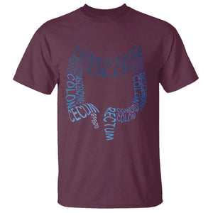 Funny GI Endoscopy Nurse T Shirt Vintage Retro Colon Anatomy Colonoscopy TS11 Maroon Print Your Wear
