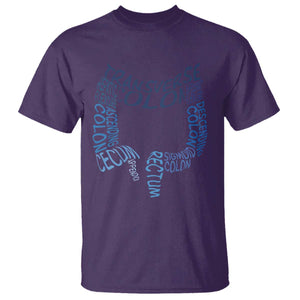 Funny GI Endoscopy Nurse T Shirt Vintage Retro Colon Anatomy Colonoscopy TS11 Purple Print Your Wear