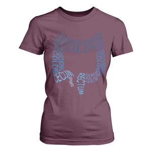 Funny GI Endoscopy Nurse T Shirt For Women Vintage Retro Colon Anatomy Colonoscopy TS11 Maroon Print Your Wear