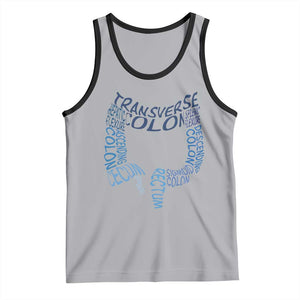 Funny GI Endoscopy Nurse Tank Top Vintage Retro Colon Anatomy Colonoscopy TS11 Athletic Heather Black Print Your Wear