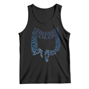 Funny GI Endoscopy Nurse Tank Top Vintage Retro Colon Anatomy Colonoscopy TS11 Black Print Your Wear