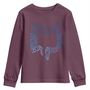 Funny GI Endoscopy Nurse Youth Sweatshirt Vintage Retro Colon Anatomy Colonoscopy TS11 Maroon Print Your Wear