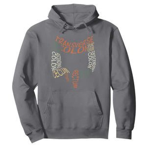 Funny GI Endoscopy Nurse Hoodie Colon Anatomy Colonoscopy TS11 Charcoal Print Your Wear