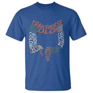 Funny GI Endoscopy Nurse T Shirt Colon Anatomy Colonoscopy TS11 Royal Blue Print Your Wear