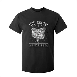 Funny Proctologist Endoscopy Nurse T Shirt For Kid The Colon Whisperer Endoscope Nurse TS11 Black Print Your Wear