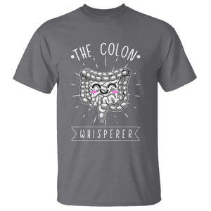 Funny Proctologist Endoscopy Nurse T Shirt The Colon Whisperer Endoscope Nurse TS11 Charcoal Print Your Wear