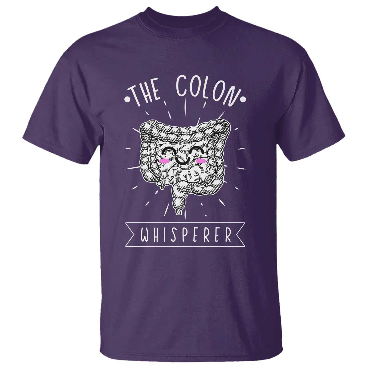 Funny Proctologist Endoscopy Nurse T Shirt The Colon Whisperer Endoscope Nurse TS11 Purple Print Your Wear
