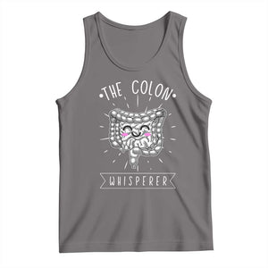 Funny Proctologist Endoscopy Nurse Tank Top The Colon Whisperer Endoscope Nurse TS11 Deep Heather Print Your Wear