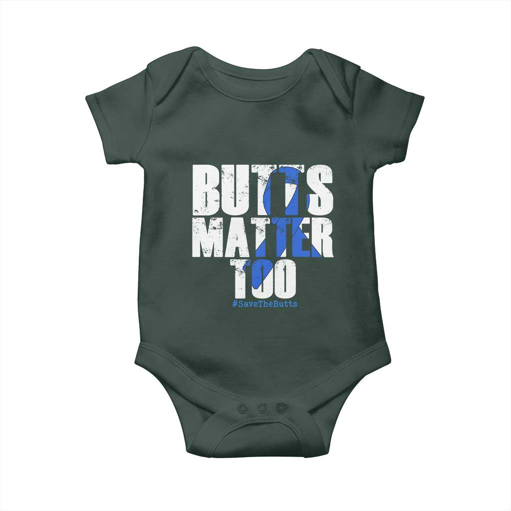 Funny Colon Cancer Awareness Baby Onesie Butts Matter Too Save The Butts TS11 Print Your Wear