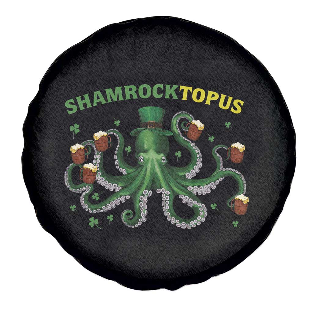 Funny St Patrick's Day Octopus Shamrocktopus Spare Tire Cover Irish Beer Mug TS11 Print Your Wear