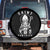 Funny St Patrick's Day Cat Spare Tire Cover Saint Pawtrick TS11 No hole Black Print Your Wear