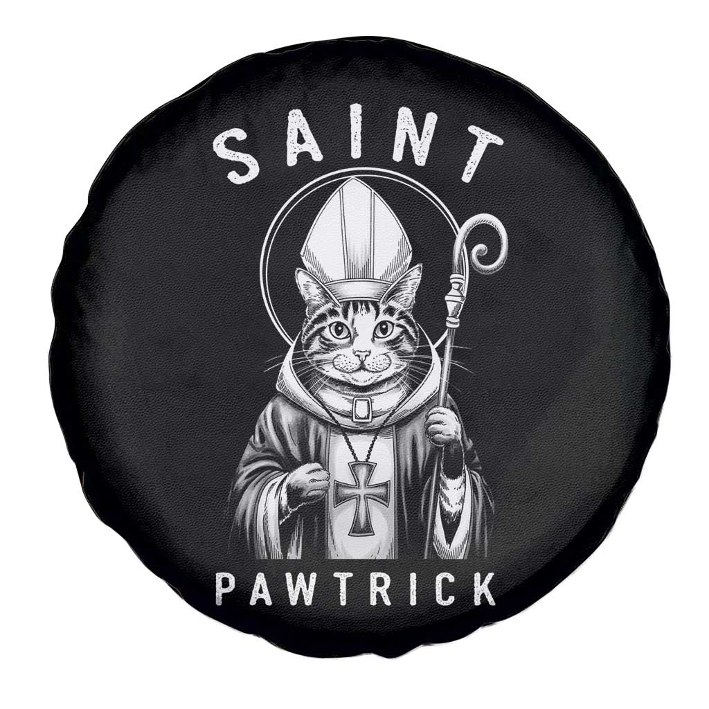 Funny St Patrick's Day Cat Spare Tire Cover Saint Pawtrick TS11 Print Your Wear