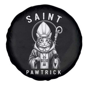 Funny St Patrick's Day Cat Spare Tire Cover Saint Pawtrick TS11 Print Your Wear