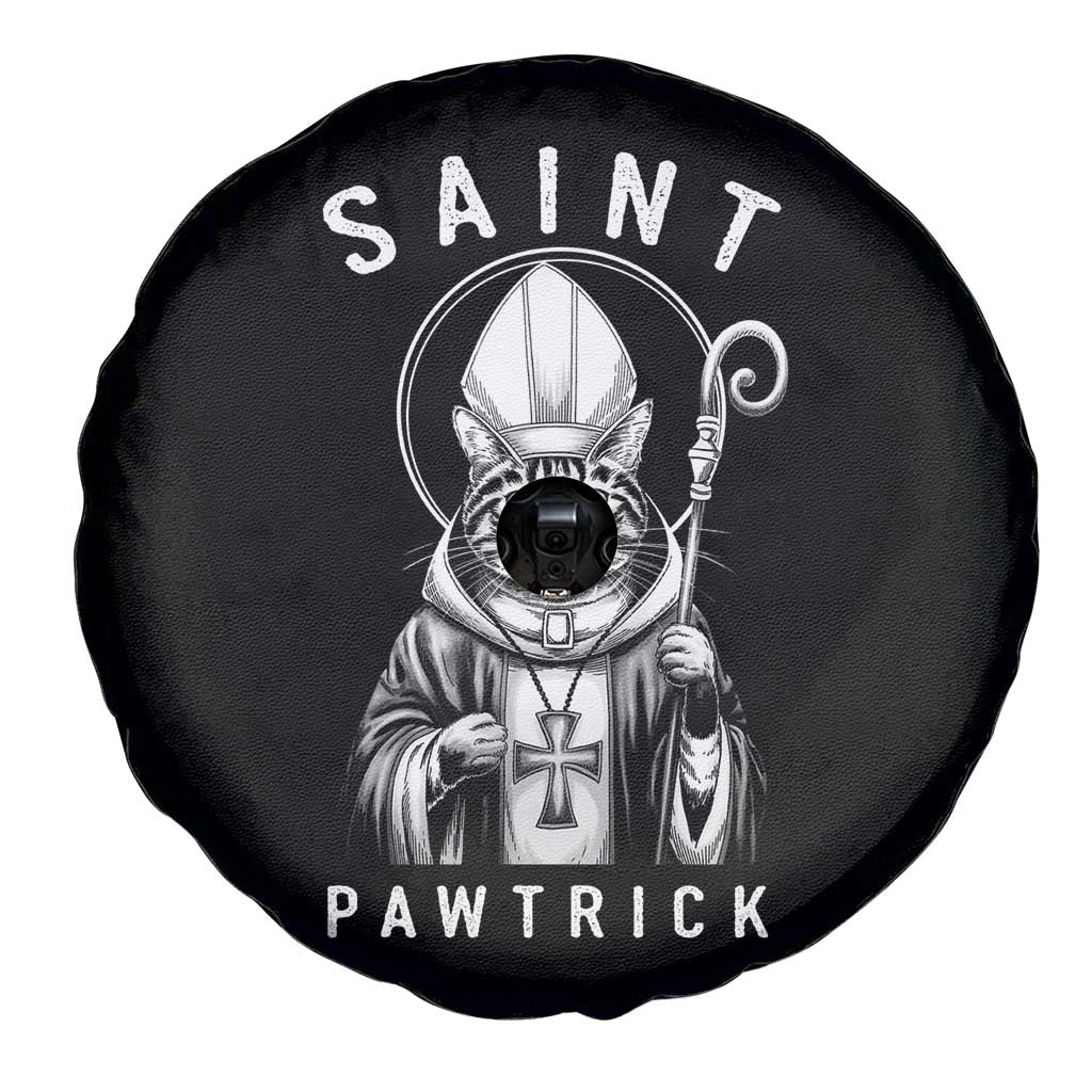 Funny St Patrick's Day Cat Spare Tire Cover Saint Pawtrick TS11 Print Your Wear