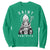 Funny St Patrick's Day Cat Sweatshirt Saint Pawtrick TS11 Irish Green Print Your Wear