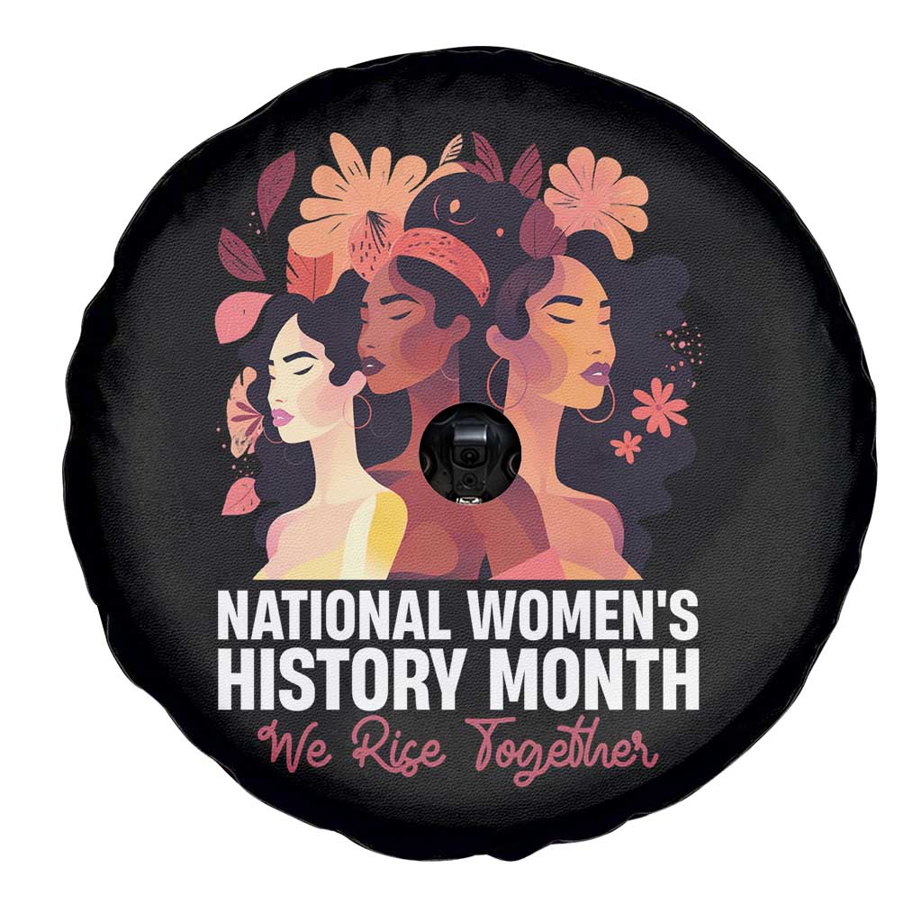 National Women's History Month We Rise Together Spare Tire Cover TS11 Print Your Wear