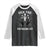 Hex The Patriarchy Raglan Shirt Feminist Witch Female Symbol TS11 Black White Print Your Wear