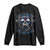 Funny Scottish Viking Long Sleeve Shirt Scottish To The Bone Vintage Scottish Lion Rampant Flag Skull TS11 Black Print Your Wear