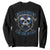 Funny Scottish Viking Sweatshirt Scottish To The Bone Vintage Scottish Lion Rampant Flag Skull TS11 Black Print Your Wear