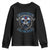 Funny Scottish Viking Youth Sweatshirt Scottish To The Bone Vintage Scottish Lion Rampant Flag Skull TS11 Black Print Your Wear