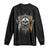 Scottish Warrior Long Sleeve Shirt Vintage Skull Celtic Cross Scottish Lion Rampant Flag TS11 Black Print Your Wear