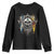 Scottish Warrior Youth Sweatshirt Vintage Skull Celtic Cross Scottish Lion Rampant Flag TS11 Black Print Your Wear