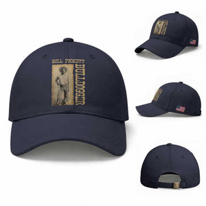 Bill Pickett The Bulldogger Baseball Cap Western African American Cowboy