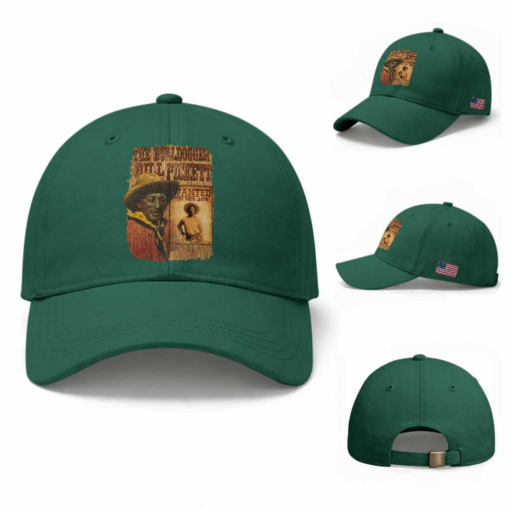 The Bulldogger Bill Pickett Baseball Cap Texan Rodeo Legend