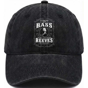 Bass Reeves Washed Cotton Baseball Cap US Marshal 1875 The Real Lone Ranger American Legend