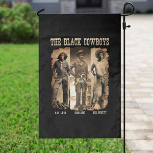 The Black Cowboys Nat Love Isom Dart Bill Pickett Garden Flag African American Cowboy Legend TS11 Print Your Wear