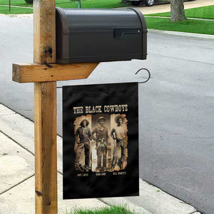The Black Cowboys Nat Love Isom Dart Bill Pickett Garden Flag African American Cowboy Legend TS11 Print Your Wear