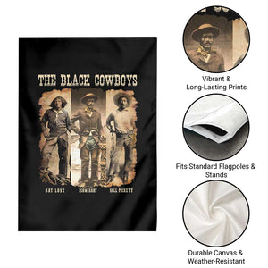 The Black Cowboys Nat Love Isom Dart Bill Pickett Garden Flag African American Cowboy Legend TS11 Print Your Wear