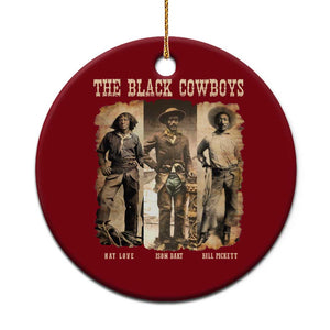 The Black Cowboys Nat Love Isom Dart Bill Pickett Ceramic Ornament African American Cowboy TS11 1pc Red Print Your Wear