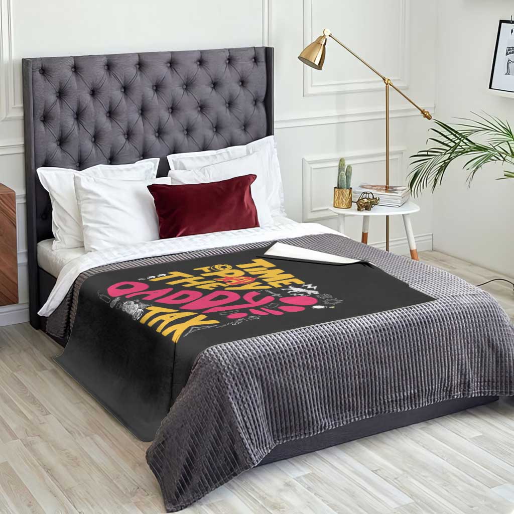 Time To Pay The Daddy Tax Throw Blanket Dungeon Gamer Dad Father’s Day TS11 Print Your Wear