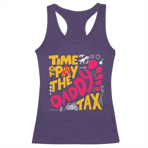 Time To Pay The Daddy Tax Racerback Tank Top Dungeon Gamer Dad Father’s Day TS11 Purple Print Your Wear