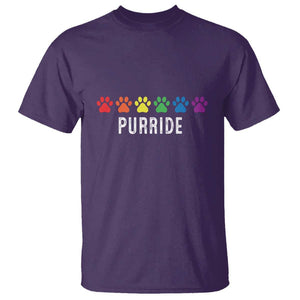 LGBT Cat T Shirt Purride Rainbow Pride Ally TS11 Purple Print Your Wear