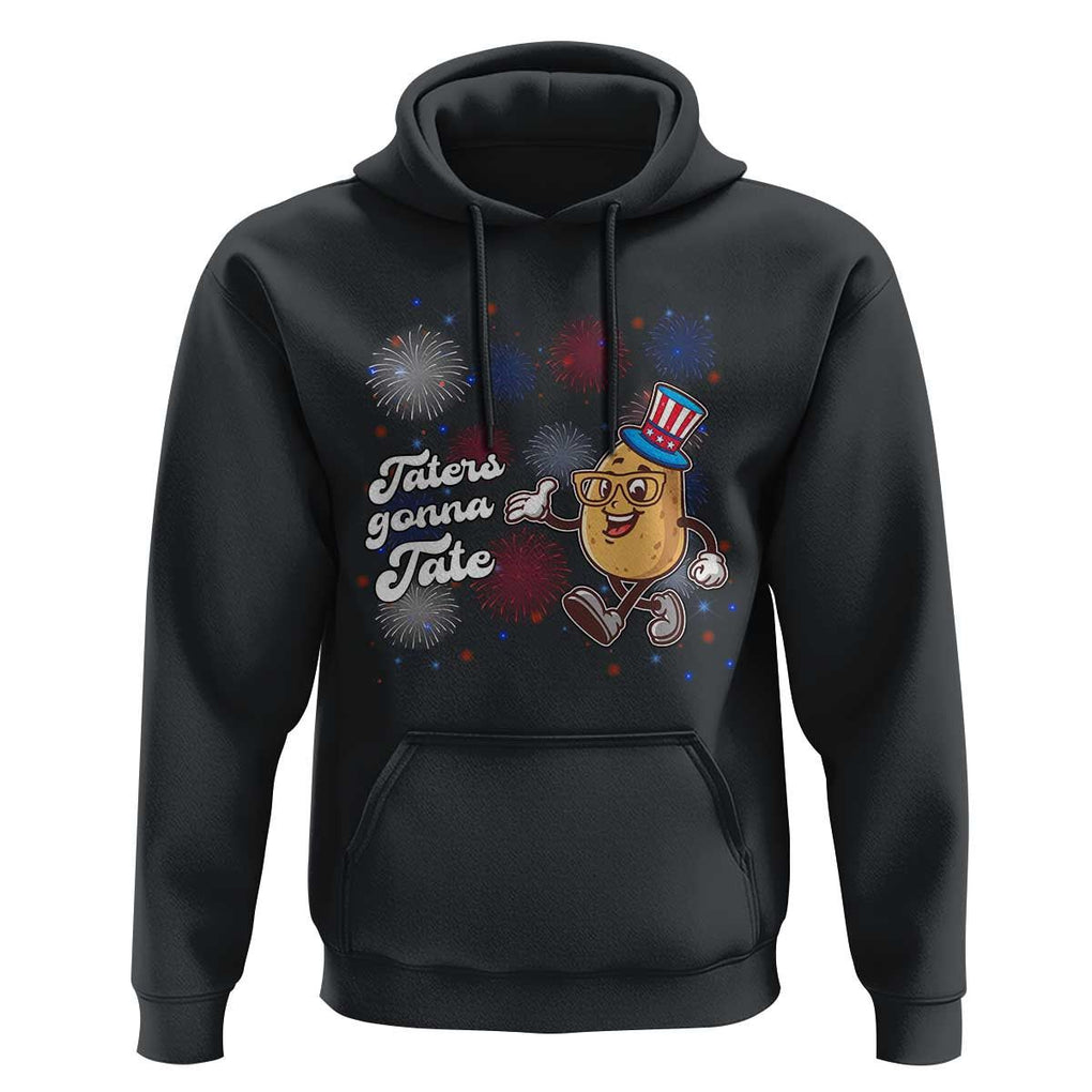 Funny Tater Tot Foodie Hoodie Taters Gonna Tate Potato TS11 Black Print Your Wear