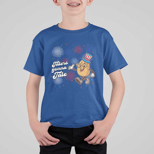 Funny Tater Tot Foodie T Shirt For Kid Taters Gonna Tate Potato TS11 Royal Blue Print Your Wear
