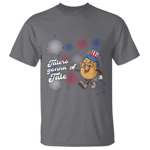 Funny Tater Tot Foodie T Shirt Taters Gonna Tate Potato TS11 Charcoal Print Your Wear