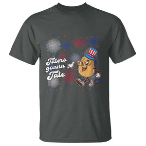 Funny Tater Tot Foodie T Shirt Taters Gonna Tate Potato TS11 Dark Heather Print Your Wear