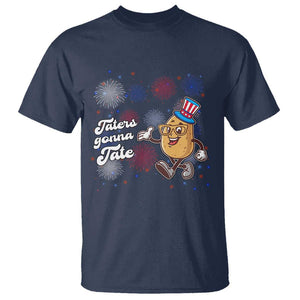 Funny Tater Tot Foodie T Shirt Taters Gonna Tate Potato TS11 Navy Print Your Wear